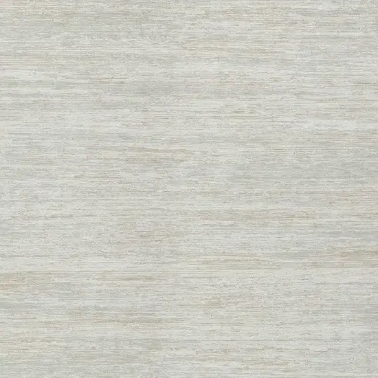 Ivory And Gray Striped Washable Indoor Outdoor Area Rug Photo 6