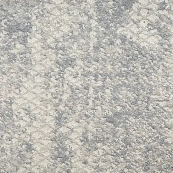 Ivory And Light Gray Abstract Area Rug Photo 3