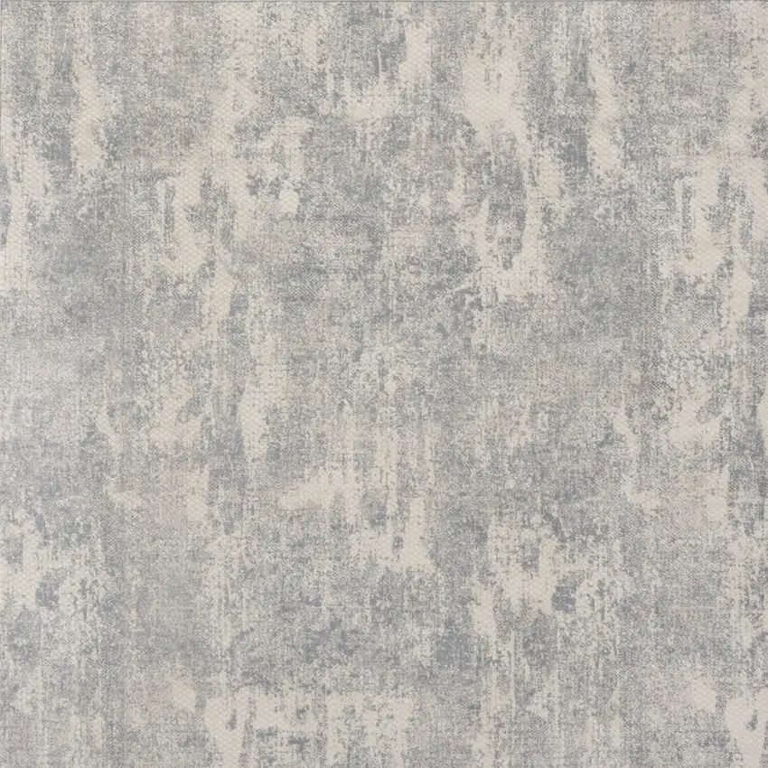Ivory And Light Gray Abstract Area Rug Photo 8