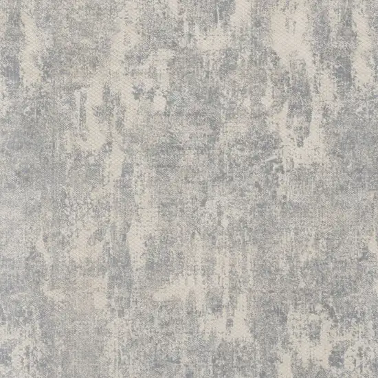 Ivory And Light Gray Abstract Area Rug Photo 9