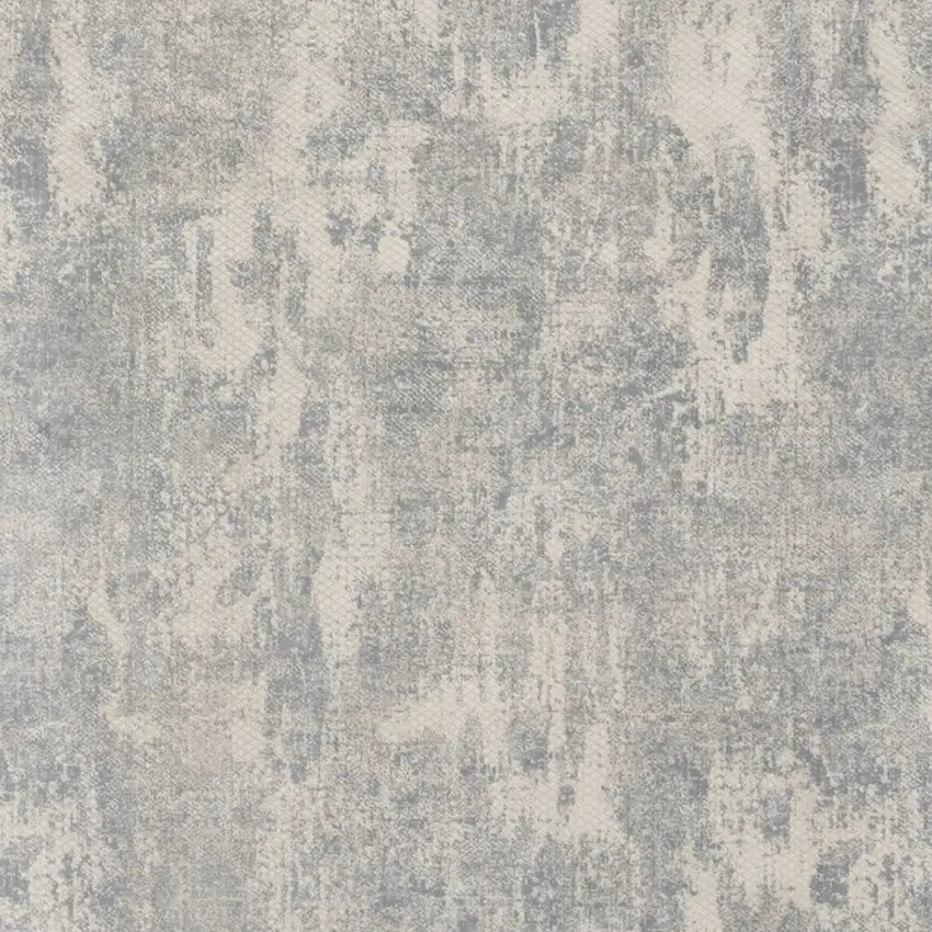 Ivory And Light Gray Abstract Area Rug Photo 9