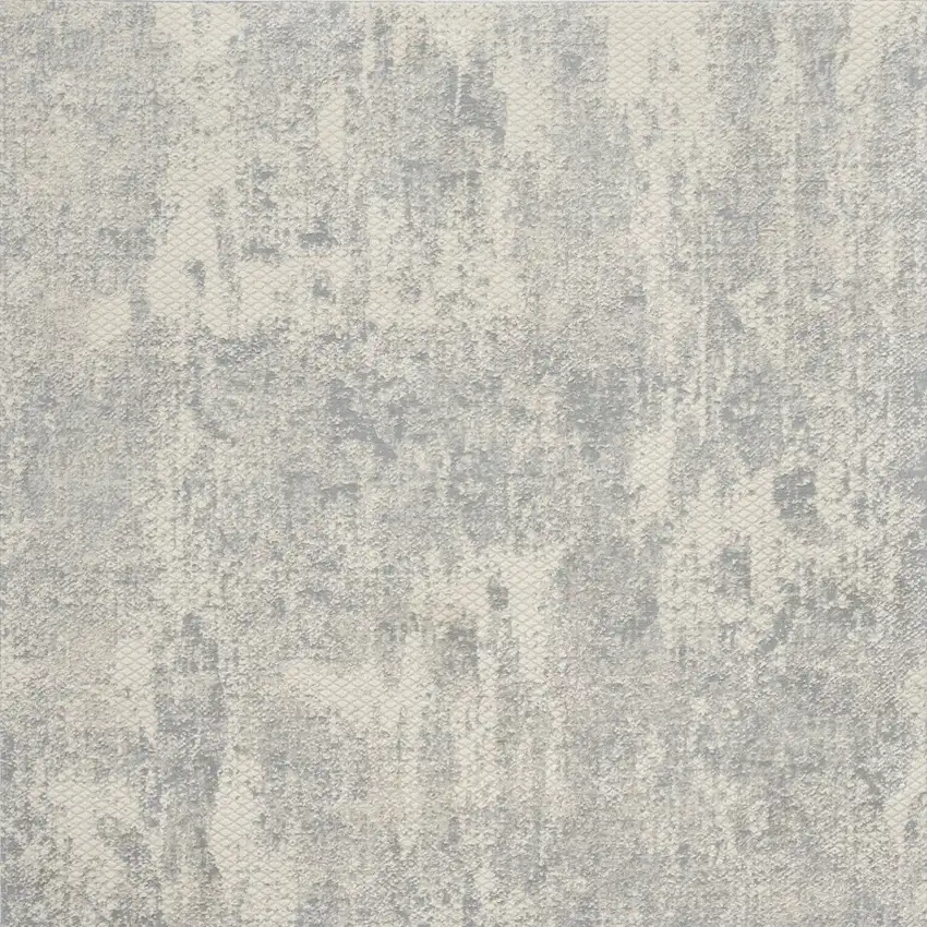 Ivory And Light Gray Abstract Area Rug Photo 9