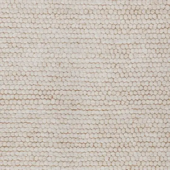 Ivory And Linen Striped Washable Indoor Outdoor Area Rug Photo 3