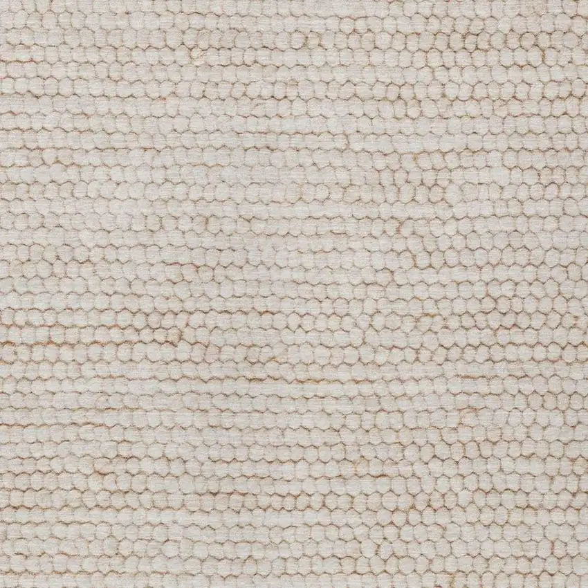 Ivory And Linen Striped Washable Indoor Outdoor Area Rug Photo 3