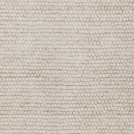 Ivory And Linen Striped Washable Indoor Outdoor Area Rug Photo 3