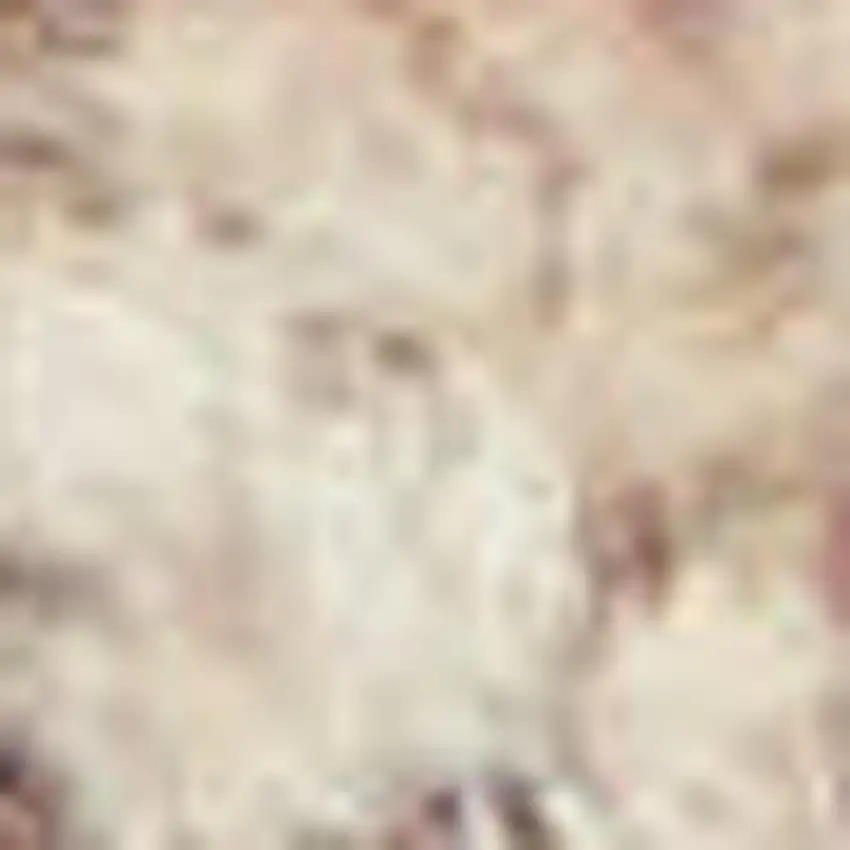 Ivory And Pink Abstract Power Loom Non Skid Area Rug Photo 2