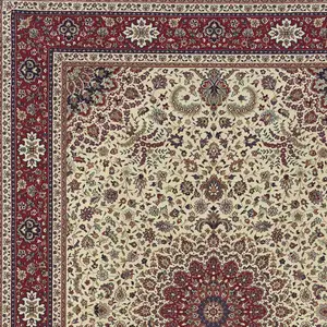 Photo of Ivory And Red Oriental Area Rug