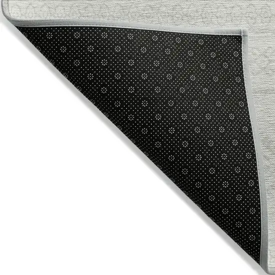 Ivory And Silver Southwestern Washable Indoor Outdoor Area Rug Photo 2