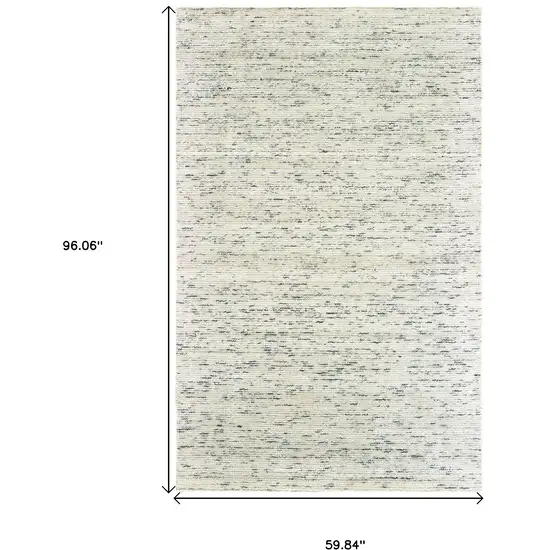 Ivory And Stone Hand Tufted Area Rug Photo 3