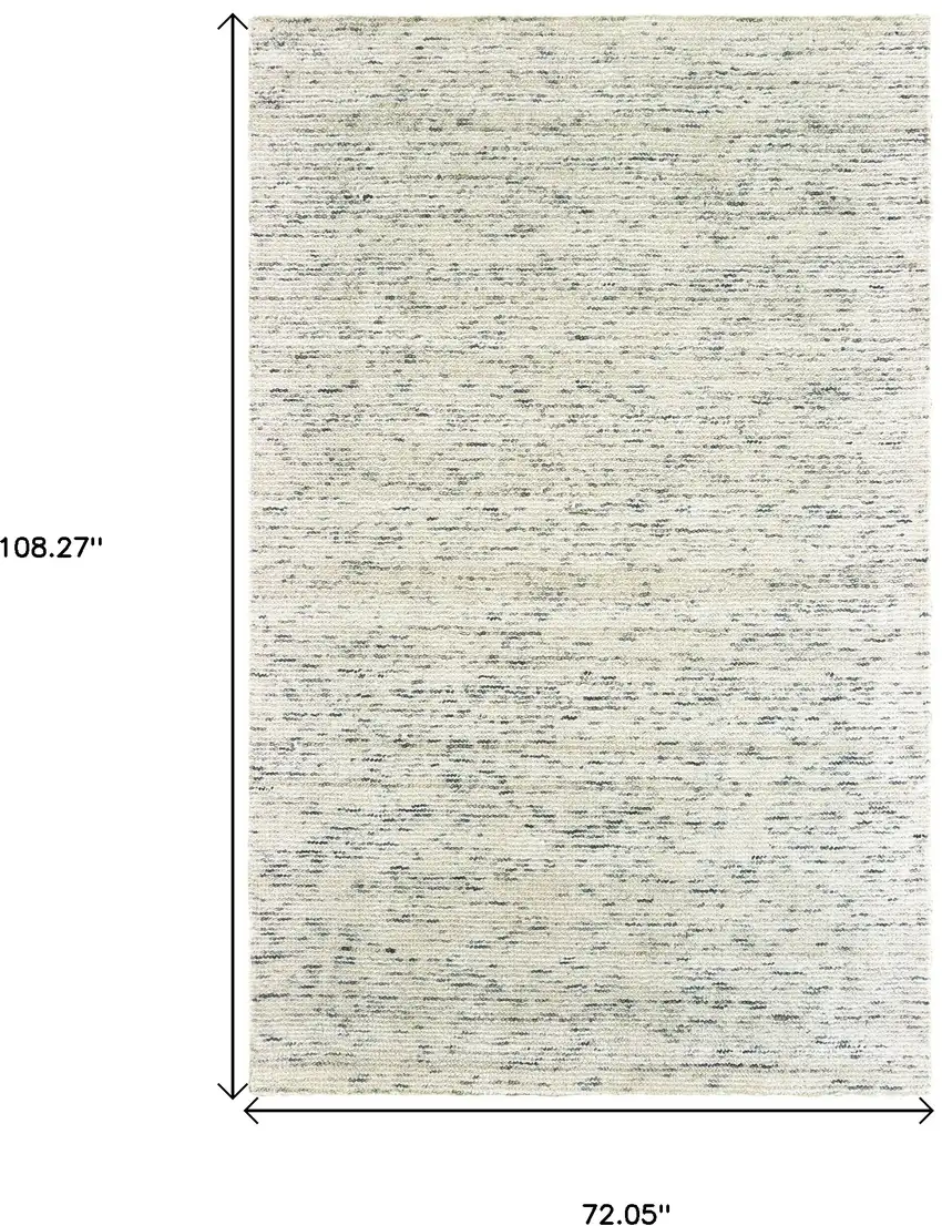 Ivory And Stone Hand Tufted Area Rug Photo 3