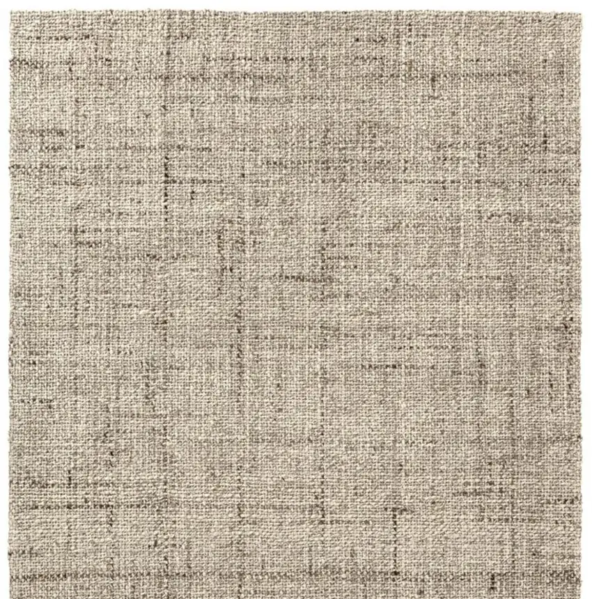 Ivory And Tan Checkered Hand Woven Area Rug Photo 5