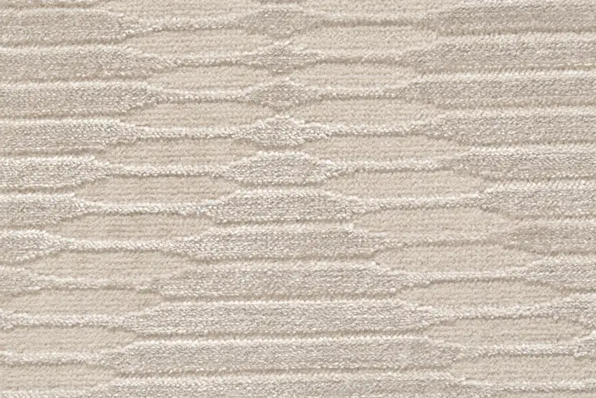 Ivory And Tan Geometric Stain Resistant Area Rug Photo 6