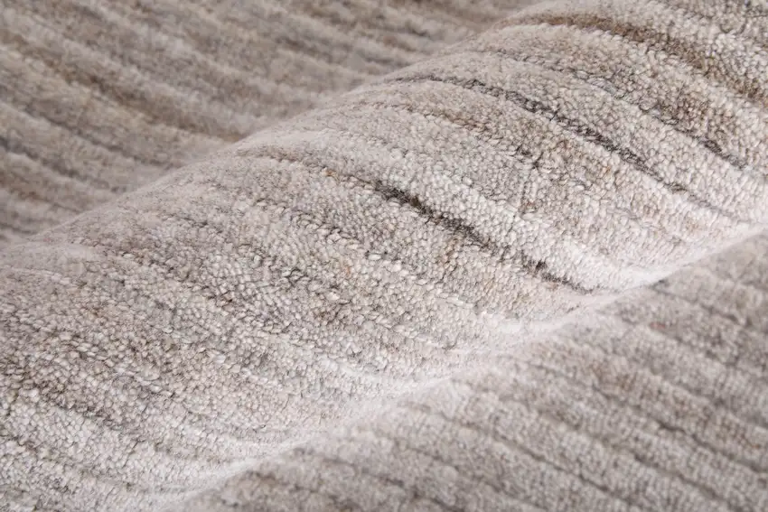 Ivory And Tan Handmade Indoor Outdoor Area Rug Photo 6