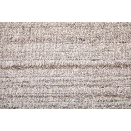 Ivory And Tan Handmade Indoor Outdoor Area Rug Photo 7