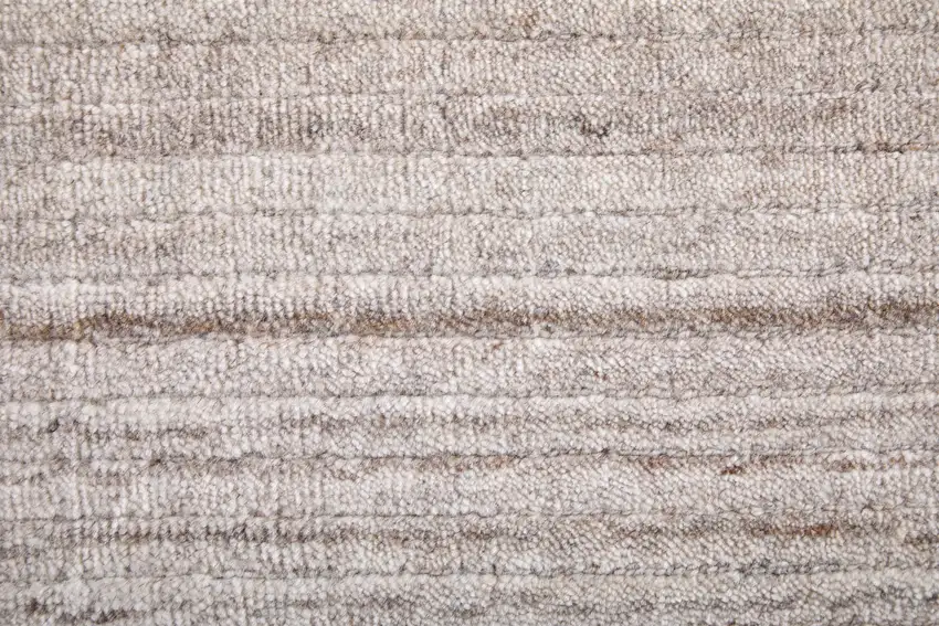 Ivory And Tan Handmade Indoor Outdoor Area Rug Photo 7