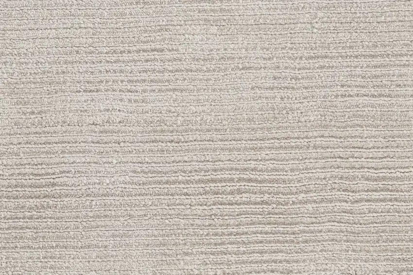 Ivory And Taupe Hand Woven Distressed Area Rug Photo 5