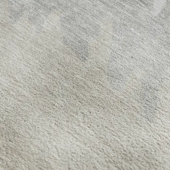 Ivory And Taupe Striped Washable Area Rug With UV Protection Photo 3