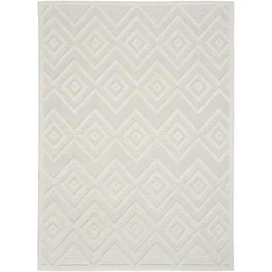 Ivory Indoor Outdoor Area Rug Photo 9