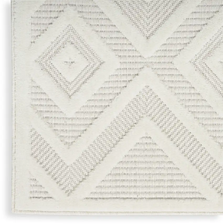 Ivory Indoor Outdoor Area Rug Photo 1