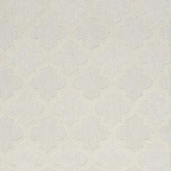 Ivory Indoor Outdoor Area Rug Photo 9