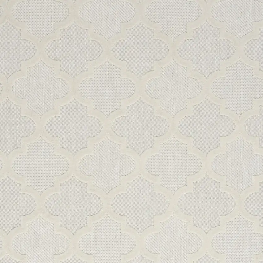Ivory Indoor Outdoor Area Rug Photo 9