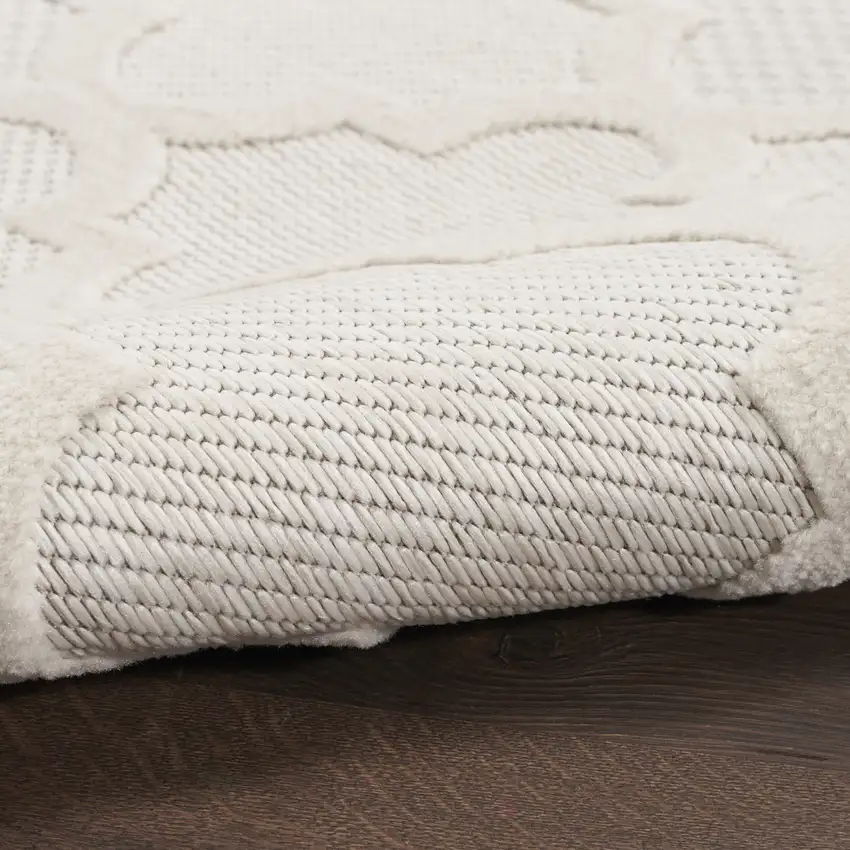 Ivory Indoor Outdoor Area Rug Photo 6