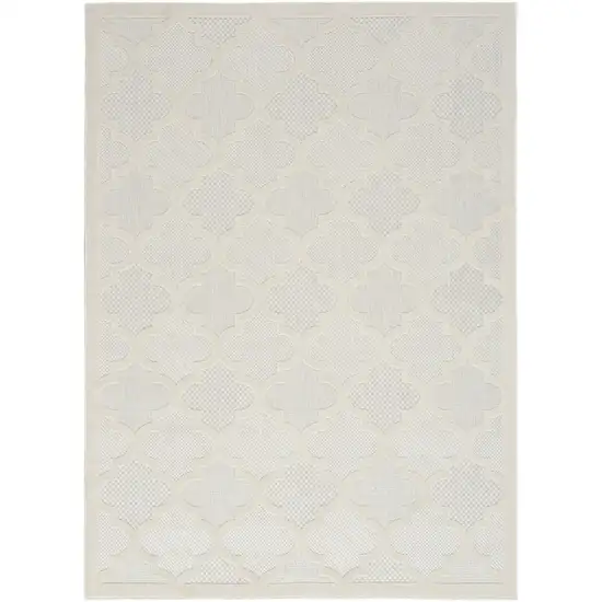 Ivory Indoor Outdoor Area Rug Photo 1