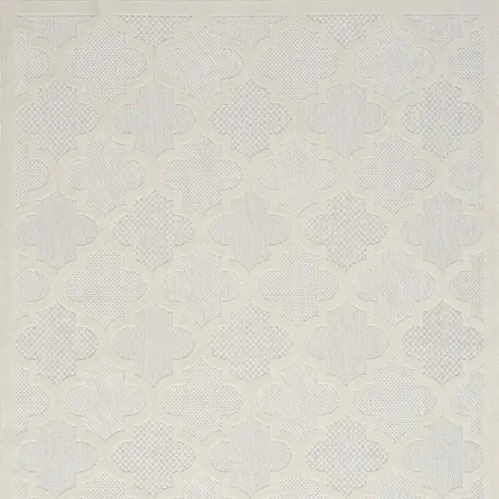 Ivory Indoor Outdoor Area Rug Photo 9