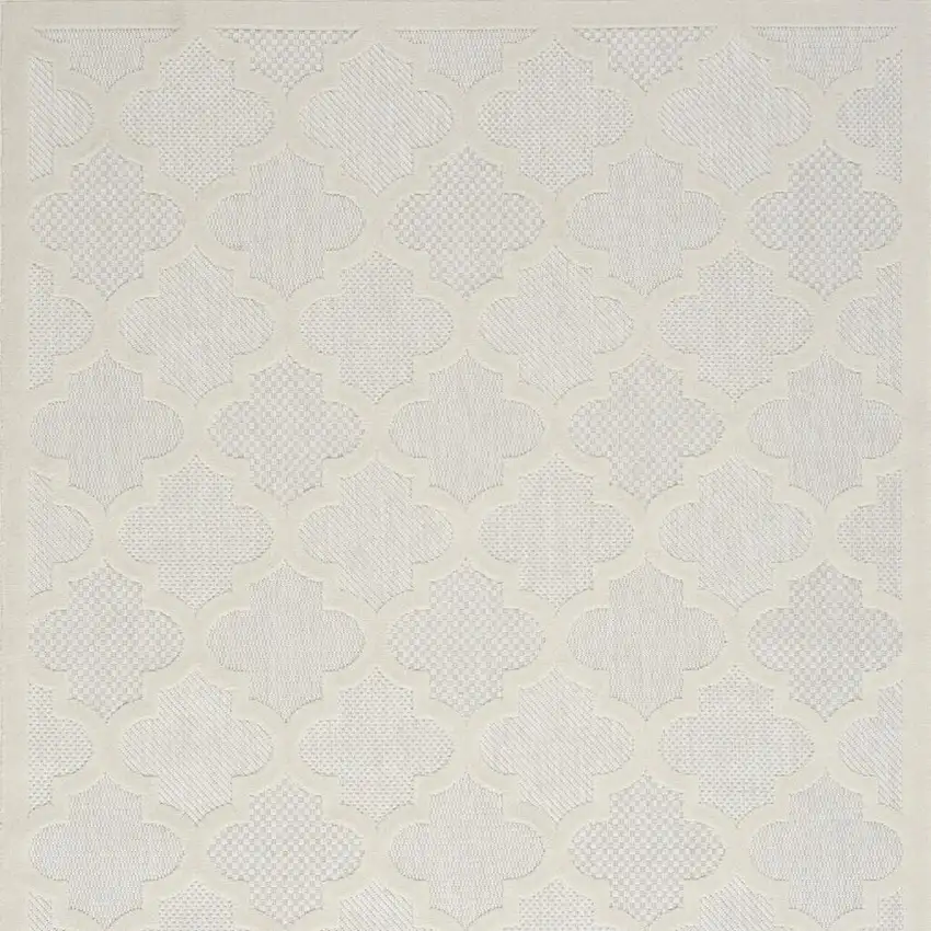 Ivory Indoor Outdoor Area Rug Photo 9