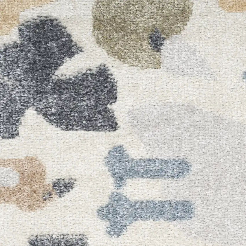 Ivory Animal Print Area Rug Photo 3