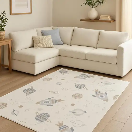 Ivory Area Rug Photo 1