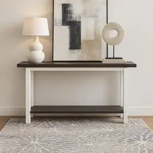 Photo of Ivory Beige And Gray Abstract Area Rug
