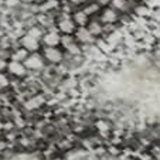 Ivory Beige And Gray Abstract Washable Area Rug With UV Protection Photo 2