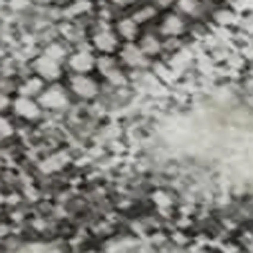 Ivory Beige And Gray Abstract Washable Area Rug With UV Protection Photo 2