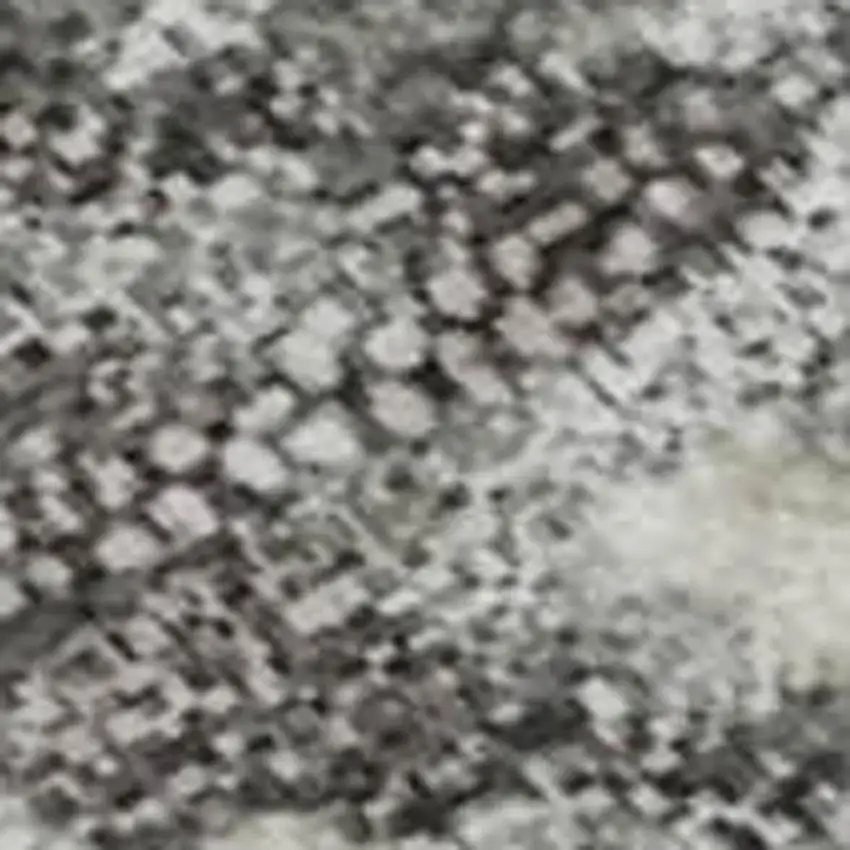 Ivory Beige And Gray Abstract Washable Area Rug With UV Protection Photo 2