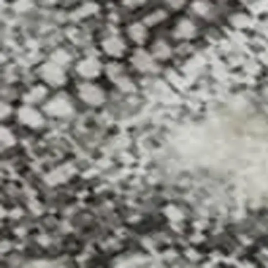 Ivory Beige And Gray Abstract Washable Area Rug With UV Protection Photo 2