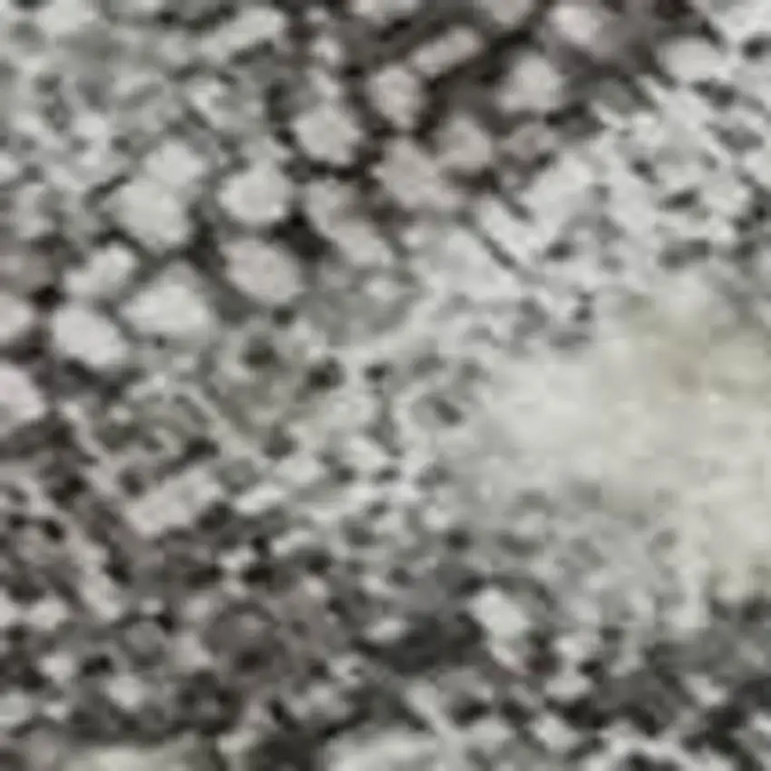 Ivory Beige And Gray Abstract Washable Area Rug With UV Protection Photo 2