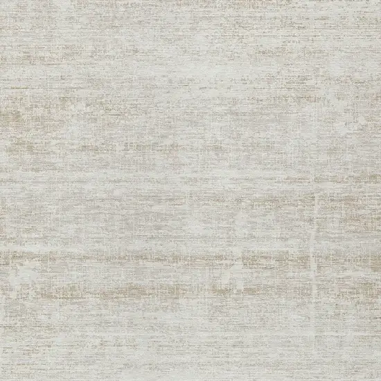 Ivory Beige And Tan Abstract Washable Indoor Outdoor Area Rug Photo 4