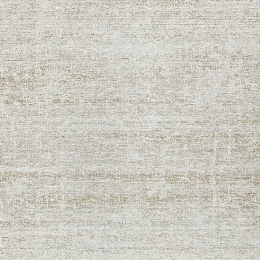 Ivory Beige And Tan Abstract Washable Indoor Outdoor Area Rug Photo 4