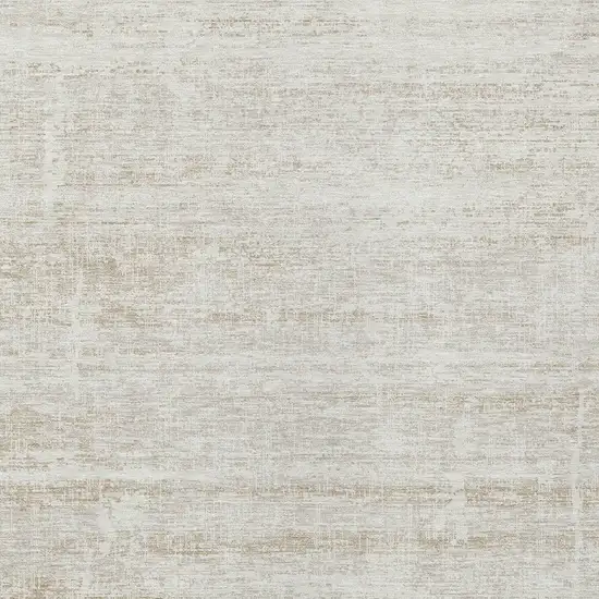 Ivory Beige And Tan Abstract Washable Indoor Outdoor Area Rug Photo 4