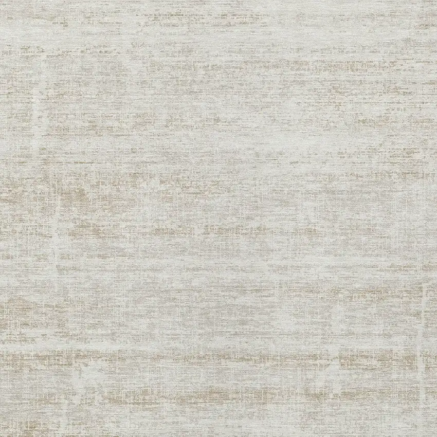 Ivory Beige And Tan Abstract Washable Indoor Outdoor Area Rug Photo 4