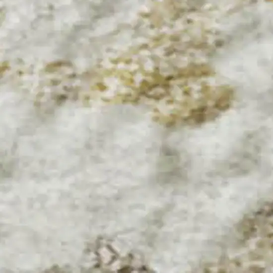 Ivory Beige And Taupe Striped Washable Area Rug With UV Protection Photo 2