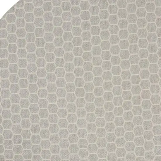 Ivory Beige and Gray Abstract Non Skid Area Rug Photo 3