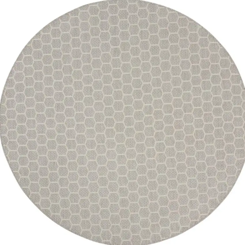 Ivory Beige and Gray Abstract Non Skid Area Rug Photo 1