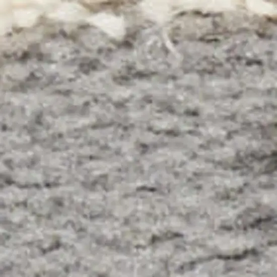 Ivory Black and Gray Abstract Non Skid Area Rug Photo 3