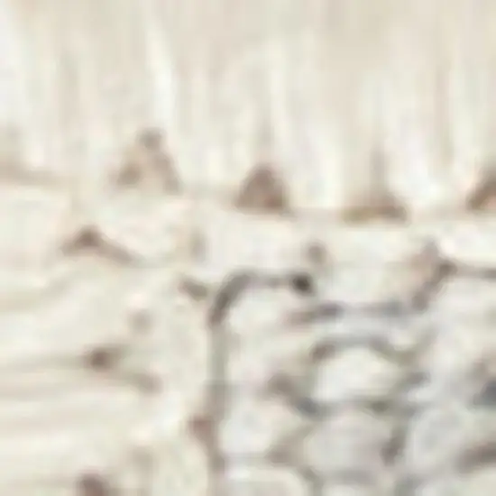 Ivory Black and Gray Abstract Non Skid Area Rug Photo 4