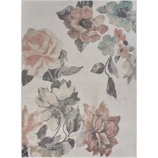 Pink And Ivory Area Rug Photo 6