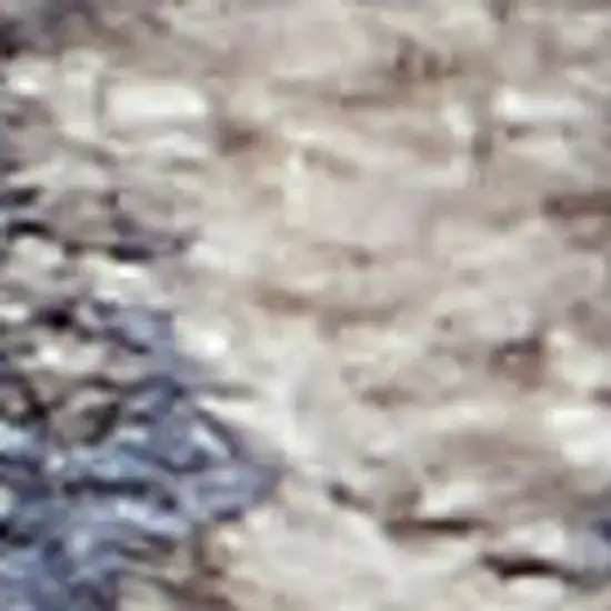 Ivory Blue And Gray Abstract Area Rug Photo 2