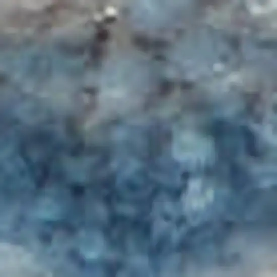 Ivory Blue And Gray Abstract Distressed Area Rug Photo 2