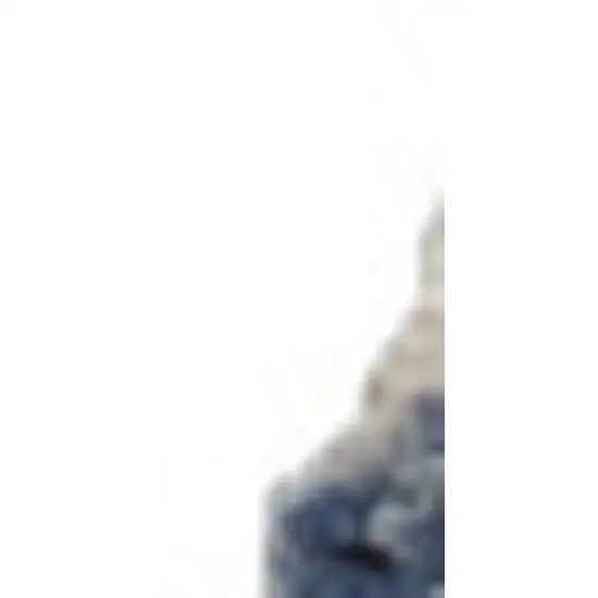 Ivory Blue And Gray Medallion Shag Non Skid Area Rug Photo 6